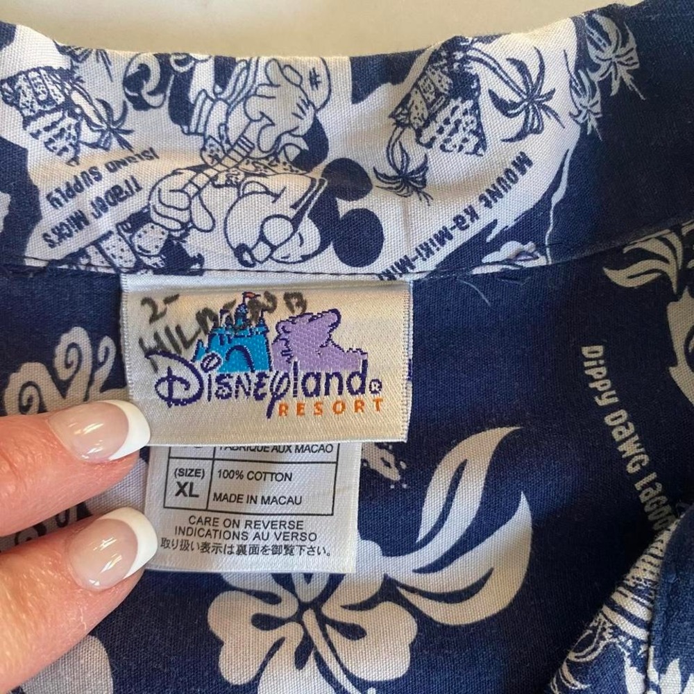 Disneyland resort Trader Micks surf gear Hawaiian island men's shirt size XL - Picture 2 of 6